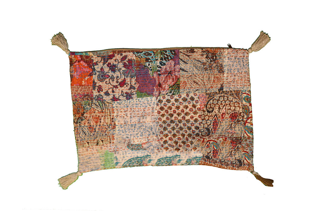 Kantha stonewash pude 40*60 cm, bomuld
