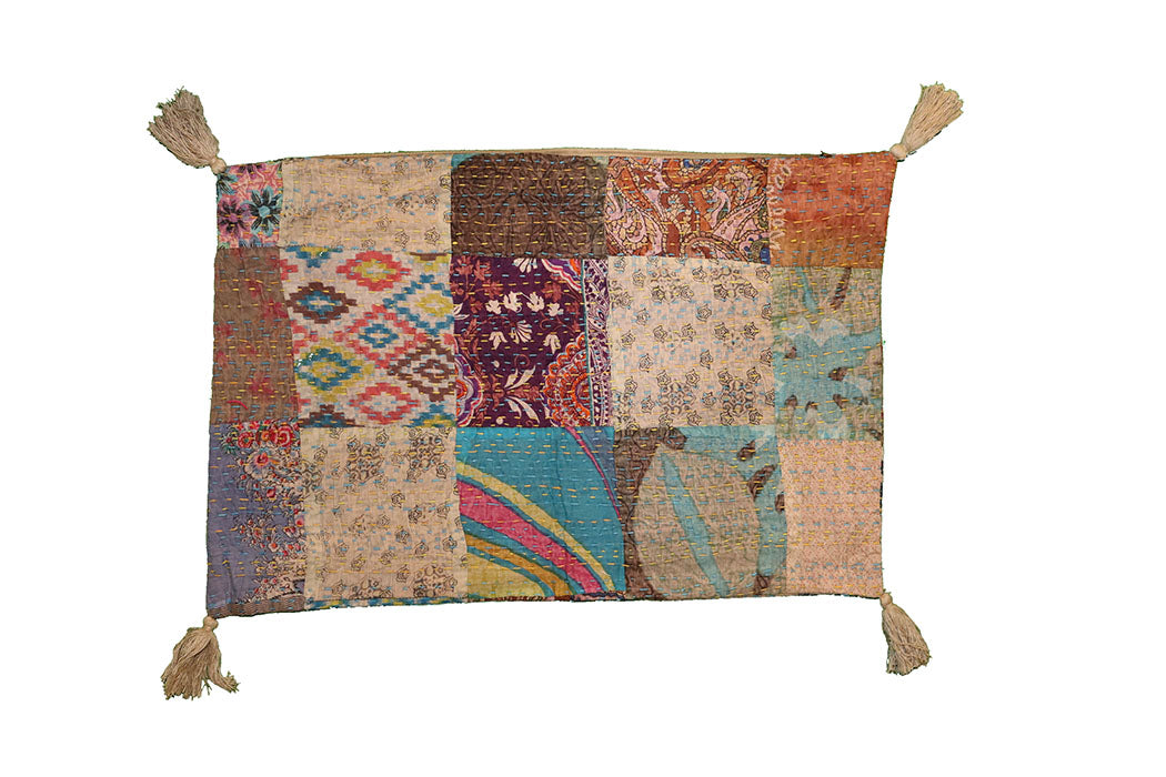 Kantha stonewash pude 40*60 cm, bomuld