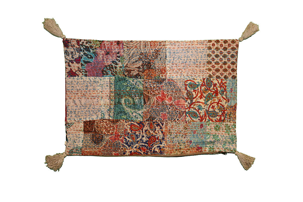 Kantha stonewash pude 40*60 cm, bomuld