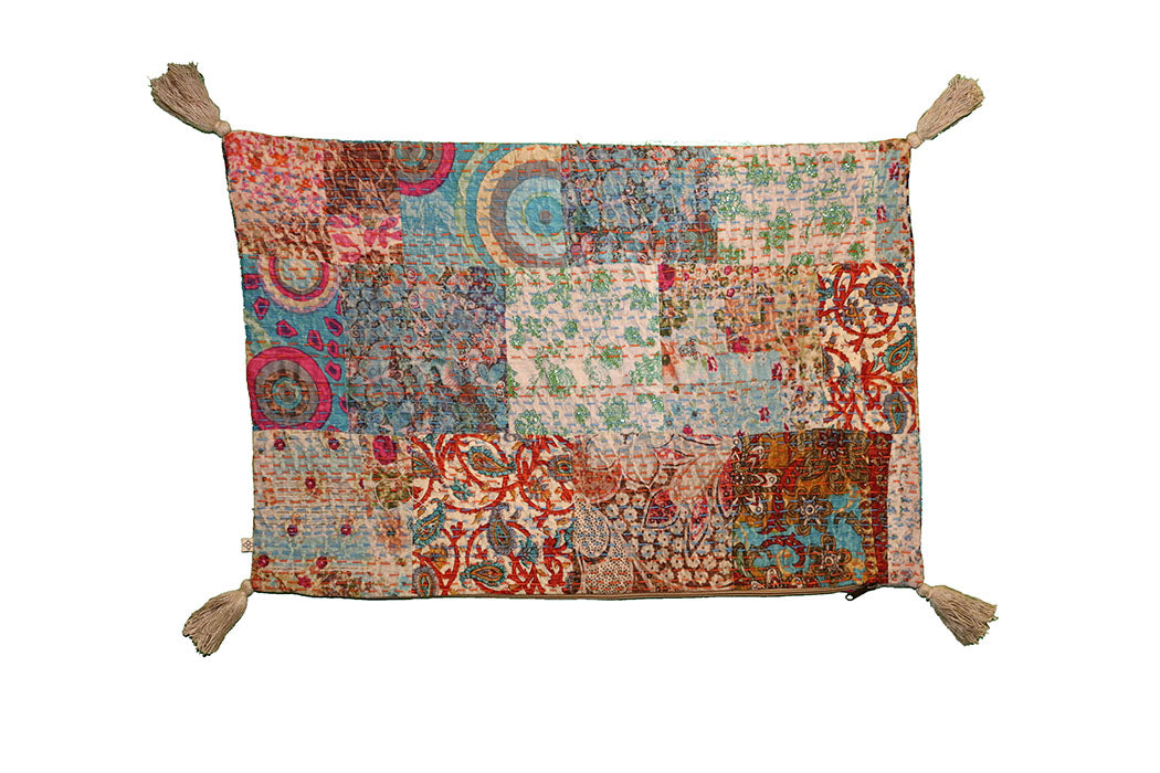 Kantha stonewash pude 40*60 cm, bomuld