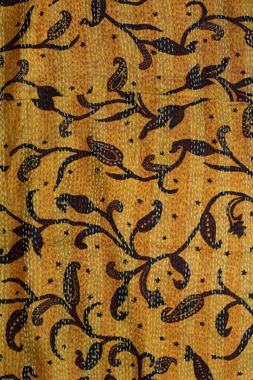 Sari kantha silke tørklæde 40*190 cm