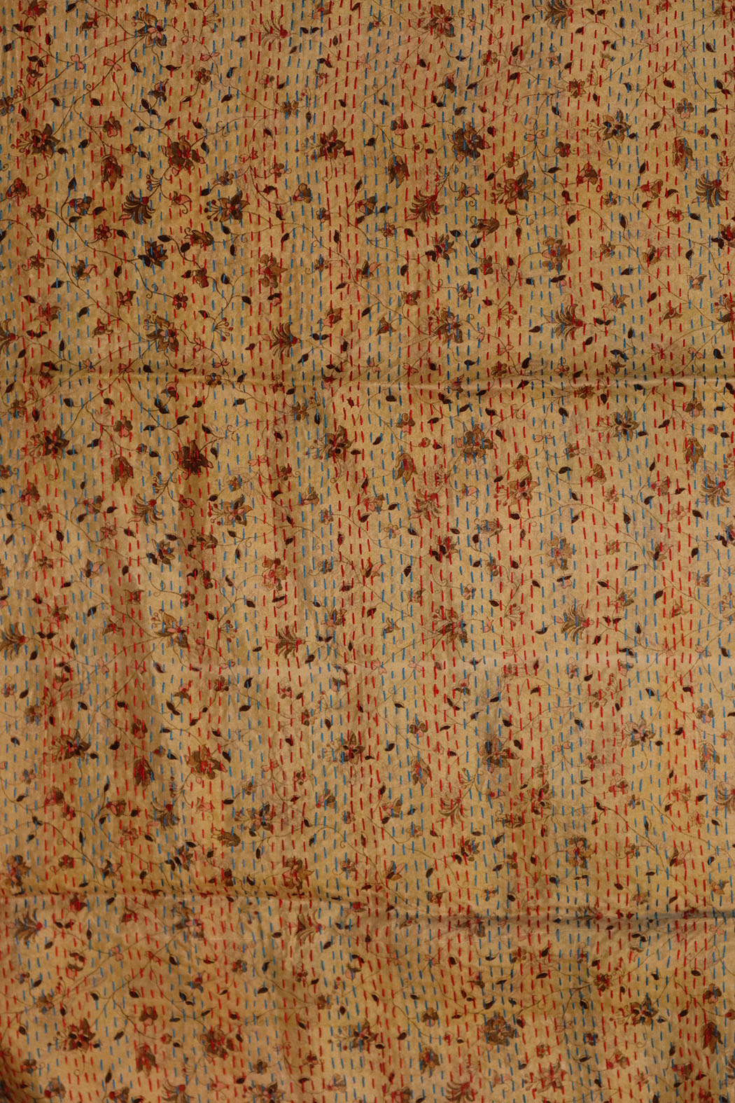 Sari kantha silke tørklæde 40*190 cm