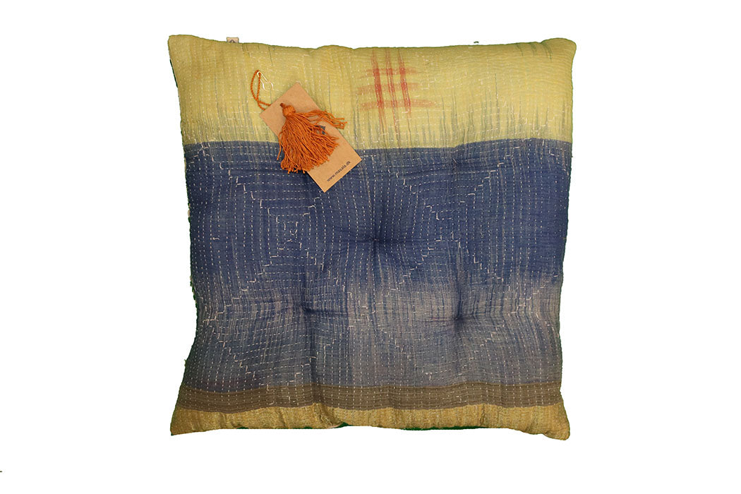 Kantha vintage hynde 40*40 cm bomuld
