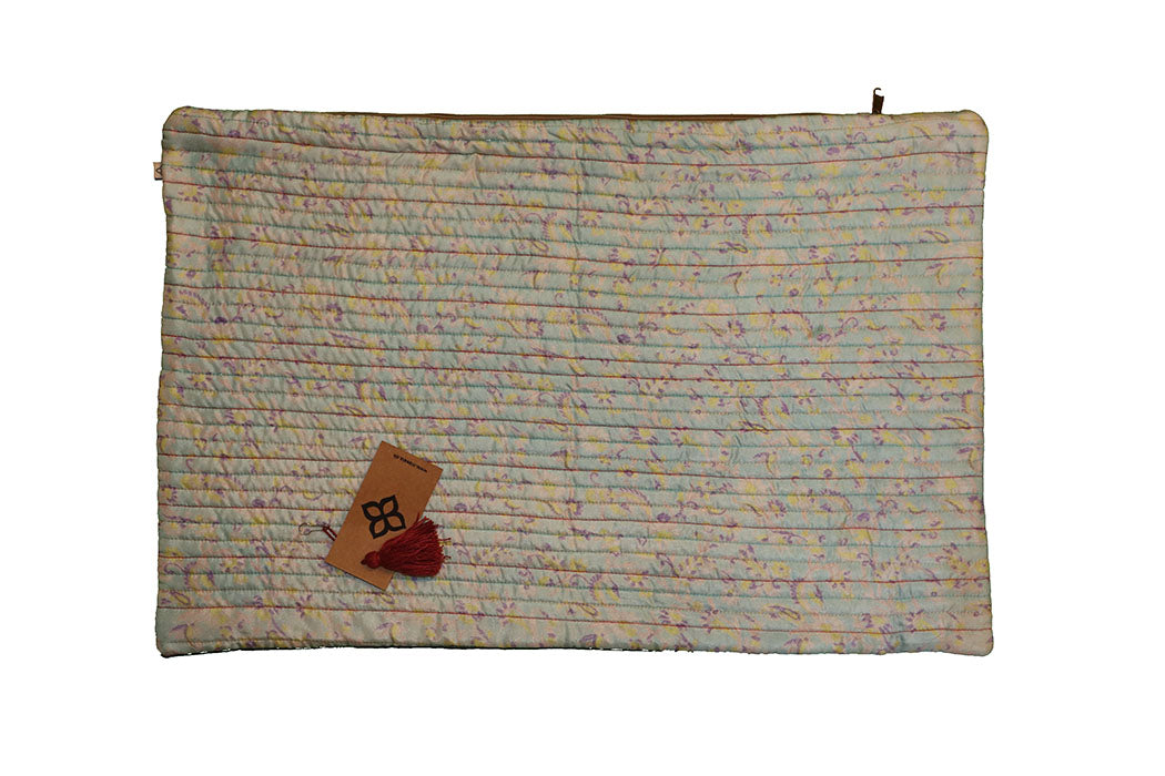 Quilted silke pude 40*60 cm