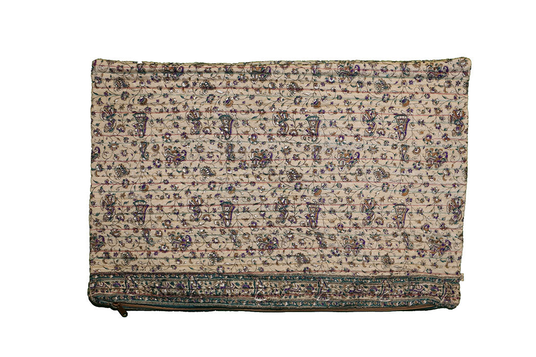 Quilted silke pude 40*60 cm