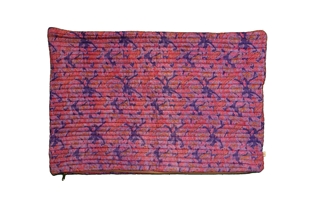 Quilted silke pude 40*60 cm