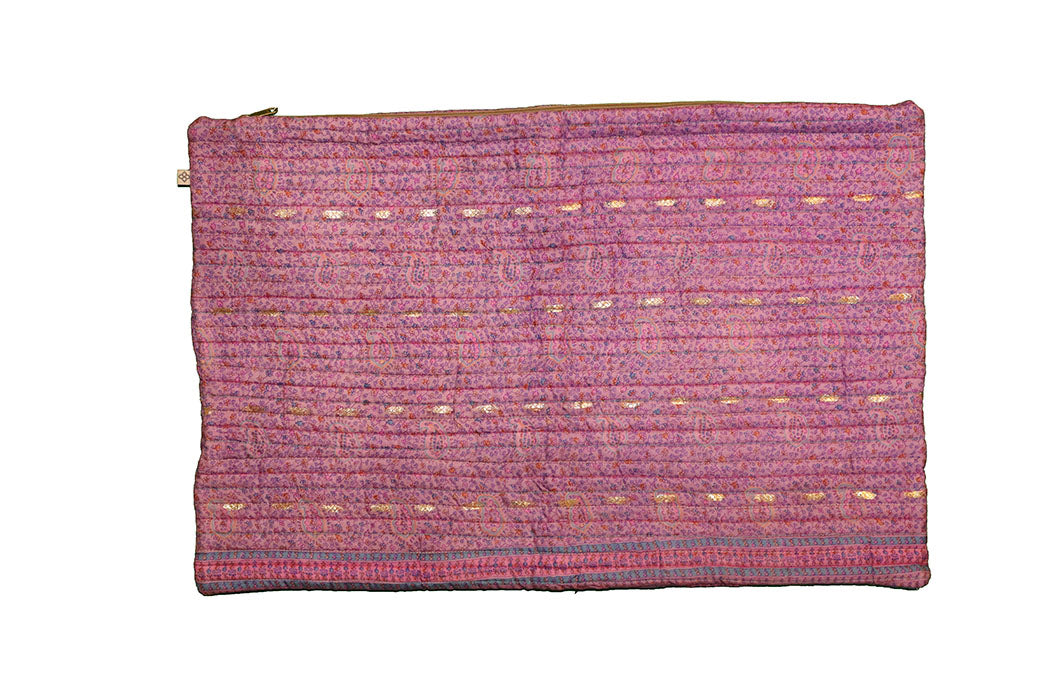 Quilted silke pude 40*60 cm