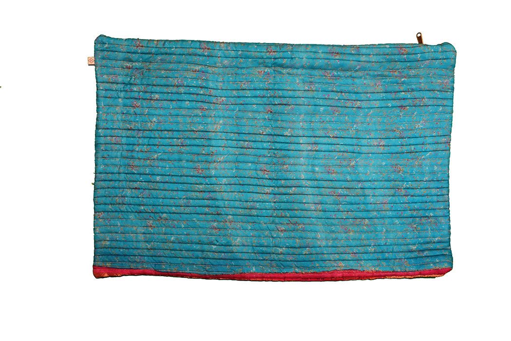 Quilted silke pude 40*60 cm