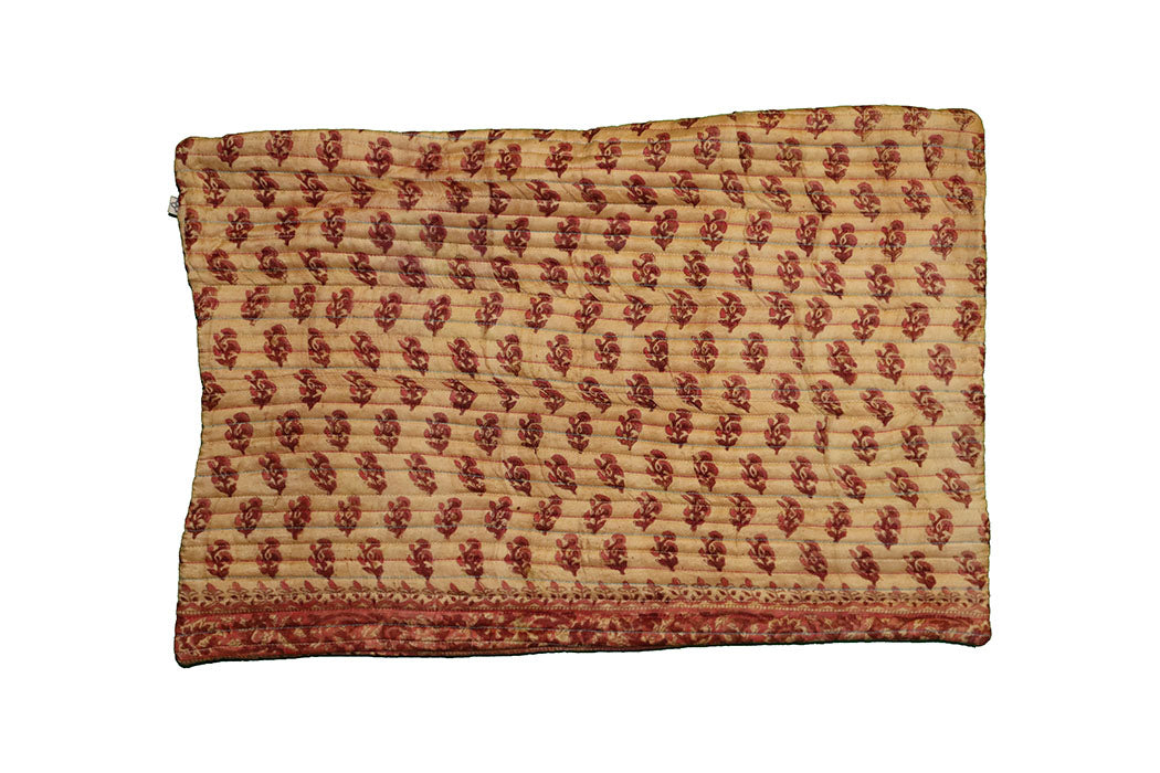 Quilted silke pude 40*60 cm