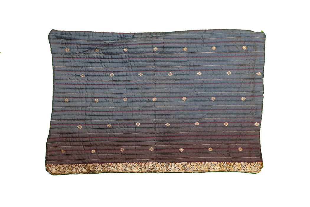 Quilted silke pude 40*60 cm