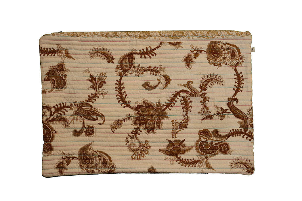Quilted silke pude 40*60 cm