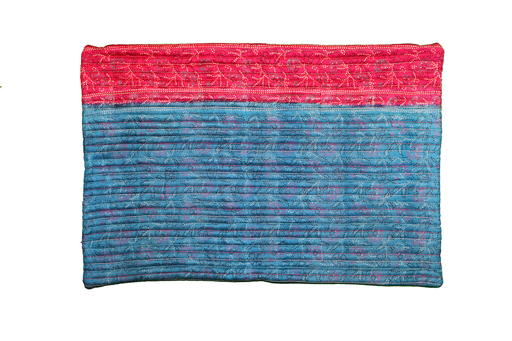 Quilted silke pude 40*60 cm