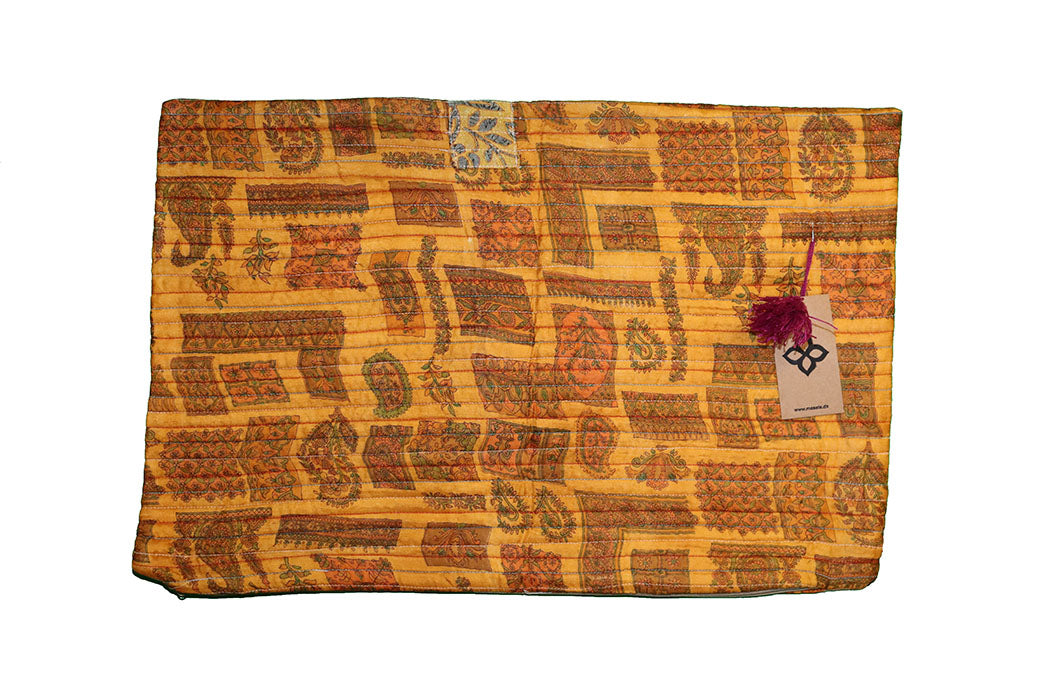 Quilted silke pude 40*60 cm