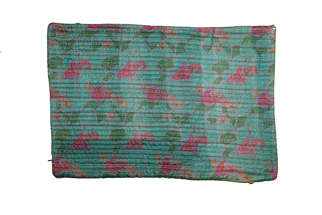 Quilted silke pude 40*60 cm