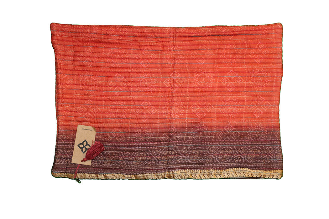 Quilted silke pude 40*60 cm