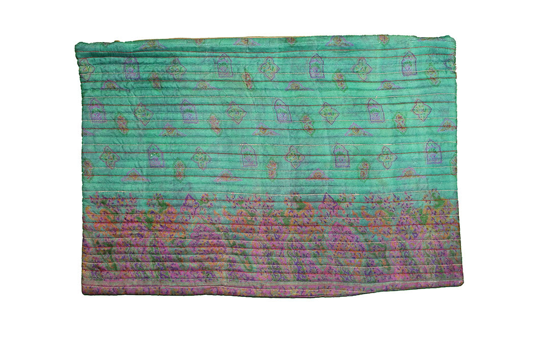 Quilted silke pude 40*60 cm