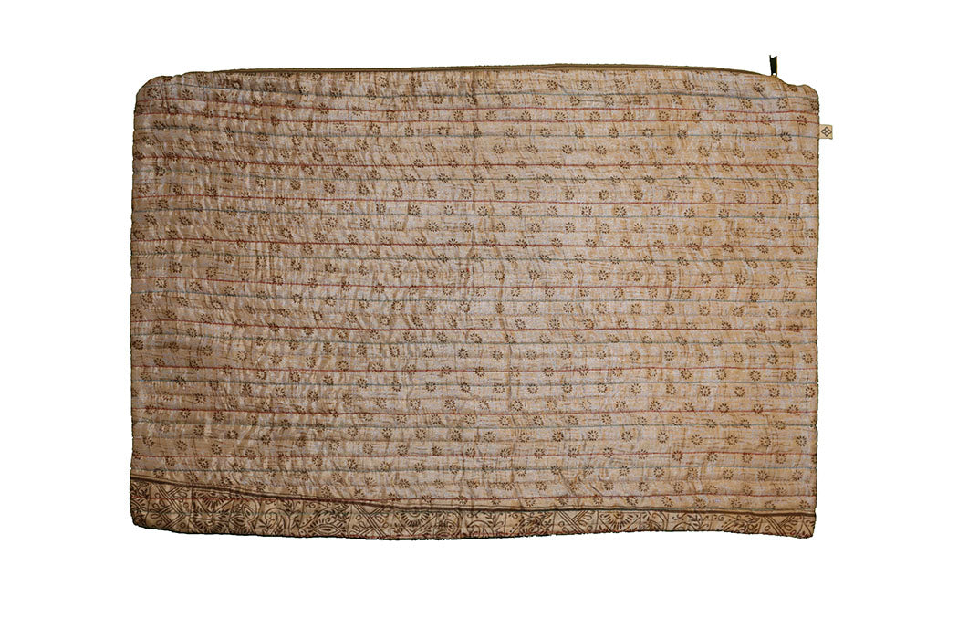 Quilted silke pude 40*60 cm