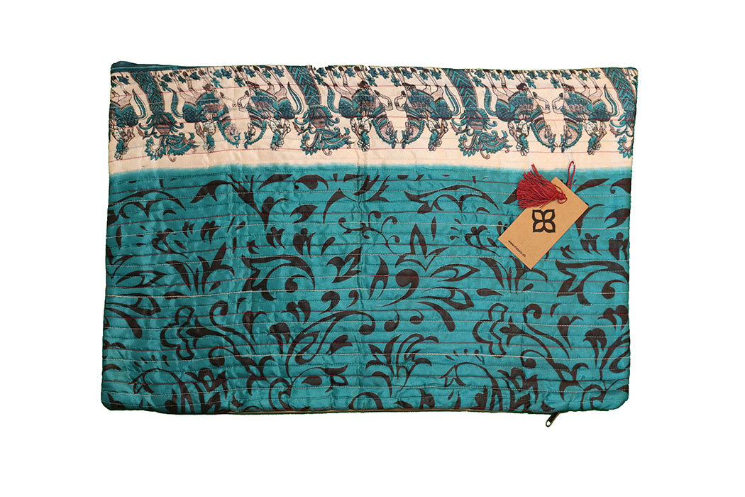 Quilted silke pude 40*60 cm