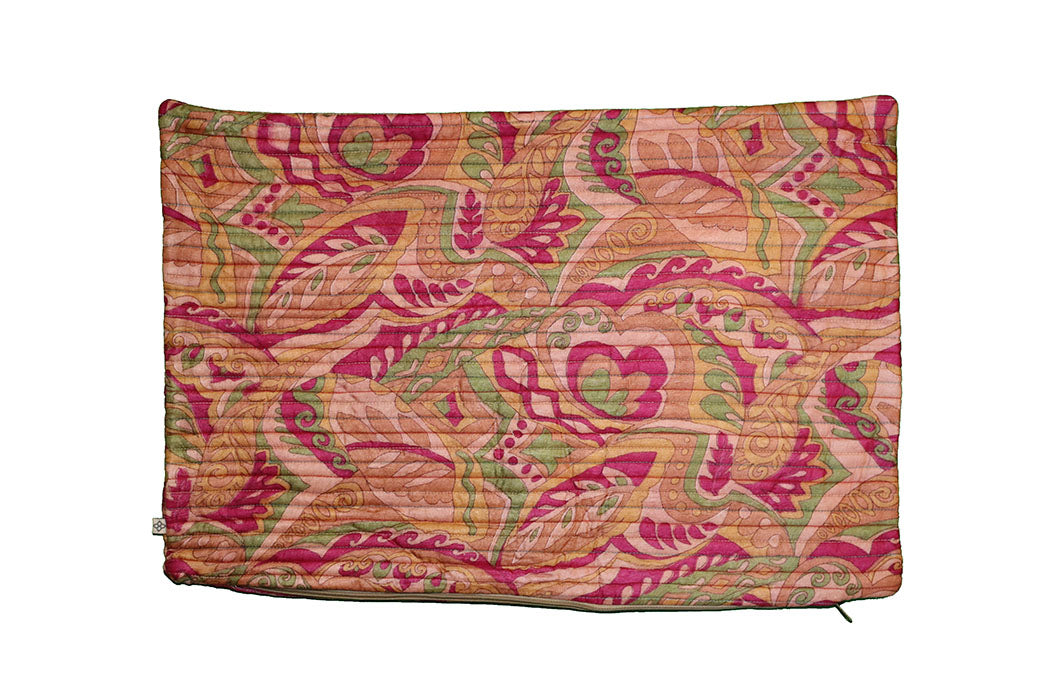 Quilted silke pude 40*60 cm