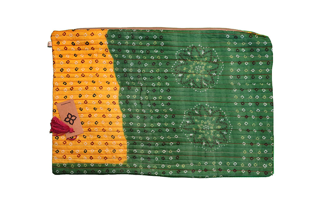 Quilted silke pude 40*60 cm
