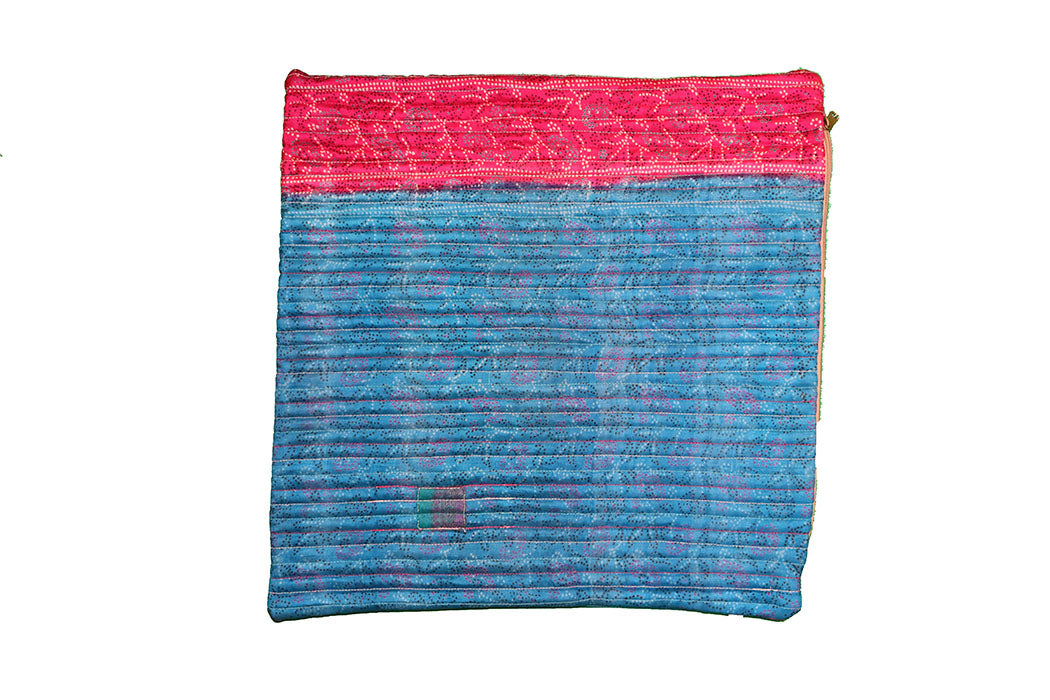 Quilted silke pude 45*45 cm