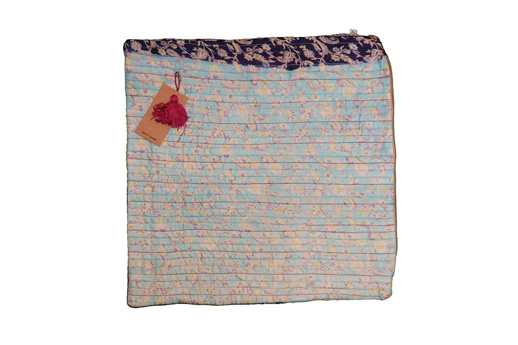 Quilted silke pude 45*45 cm