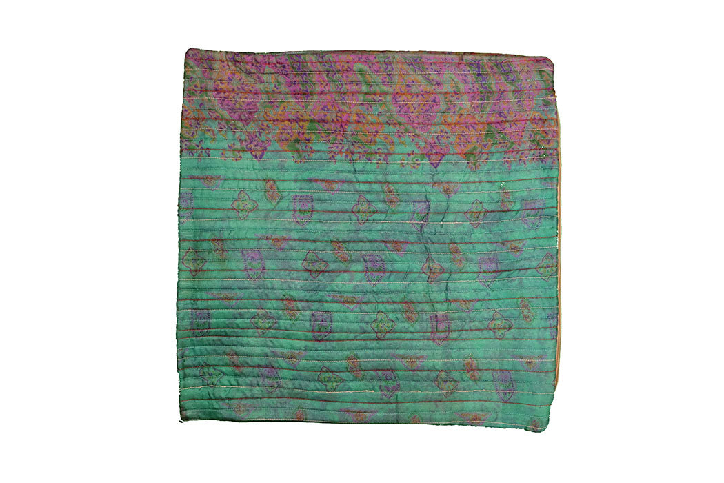 Quilted silke pude 45*45 cm