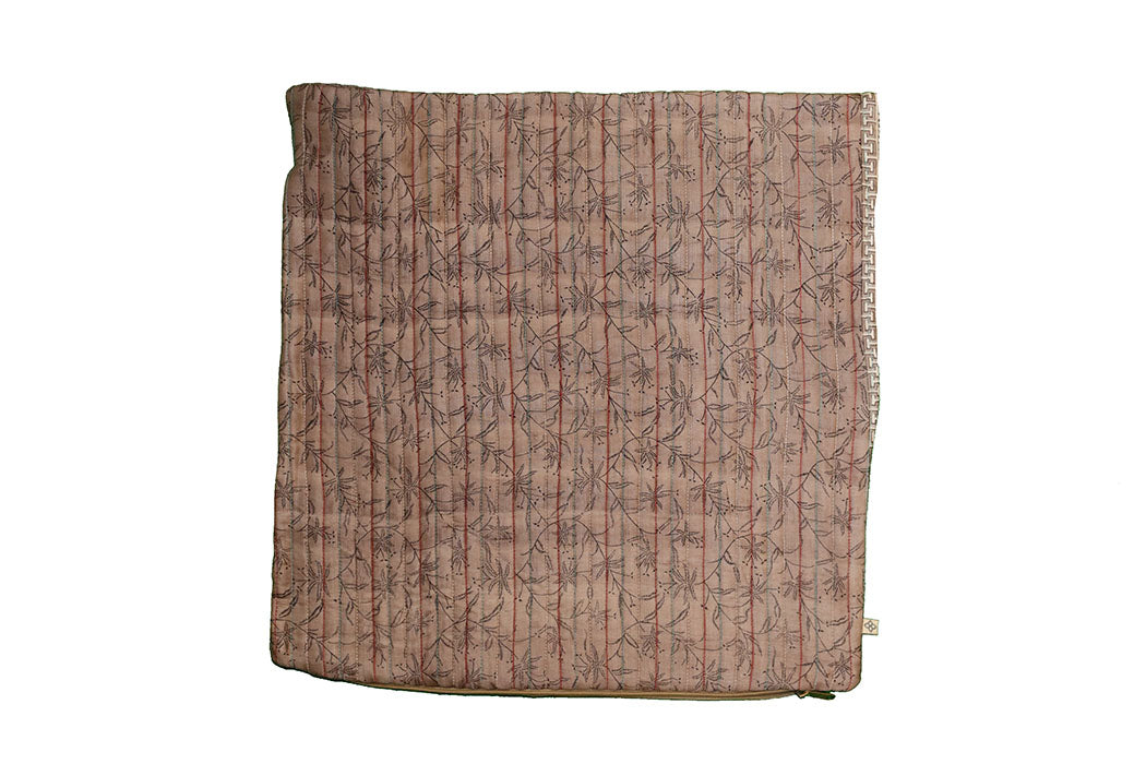Quilted silke pude 45*45 cm