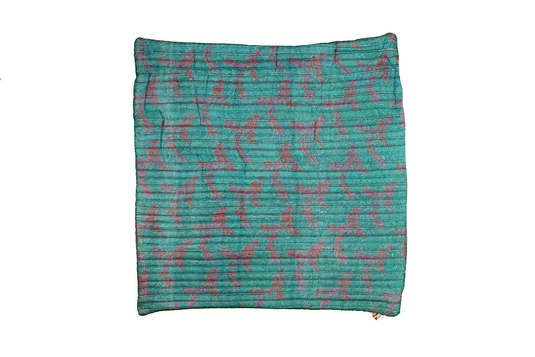 Quilted silke pude 45*45 cm