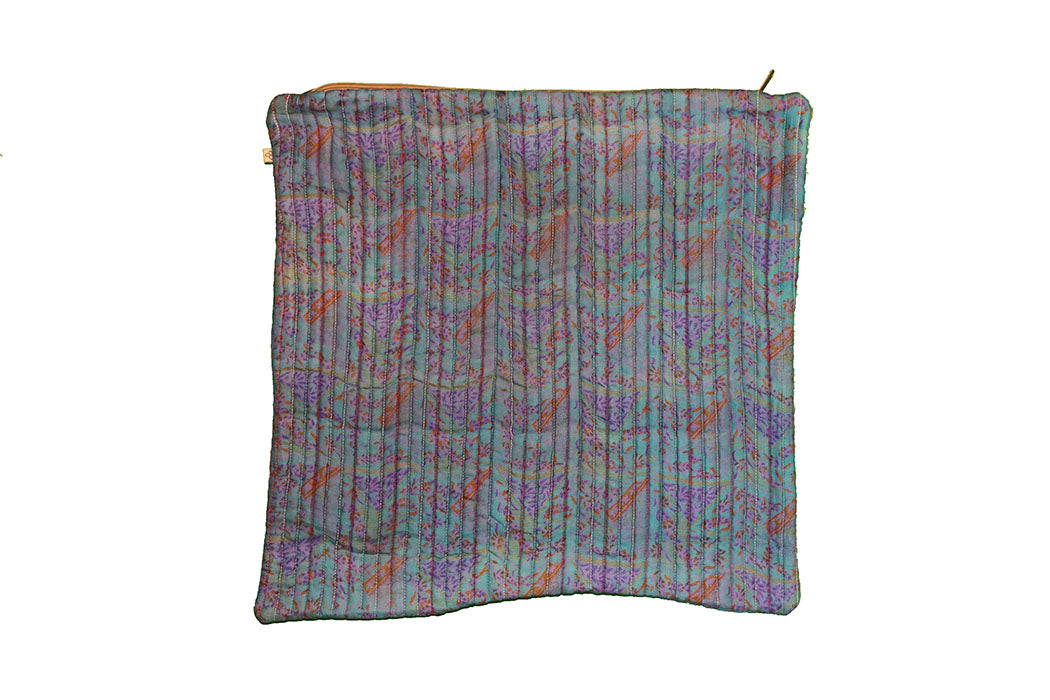 Quilted silke pude 45*45 cm