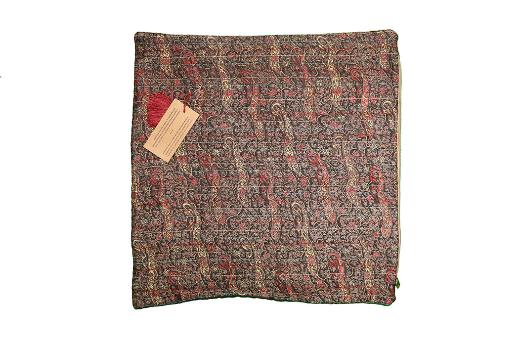 Quilted silke pude 45*45 cm