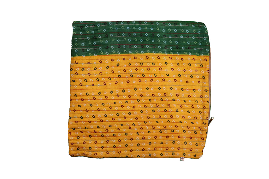Quilted silke pude 45*45 cm