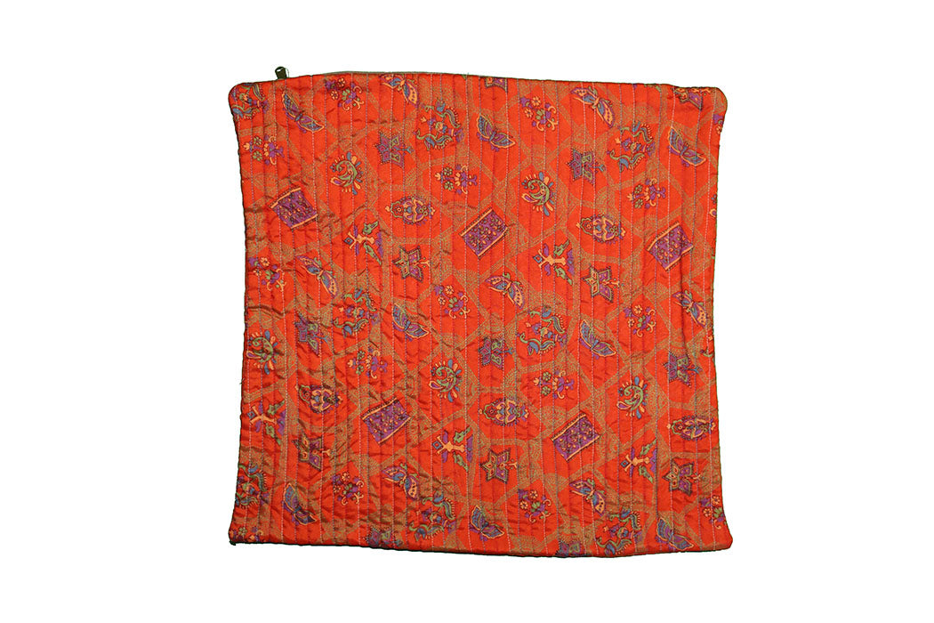 Quilted silke pude 45*45 cm