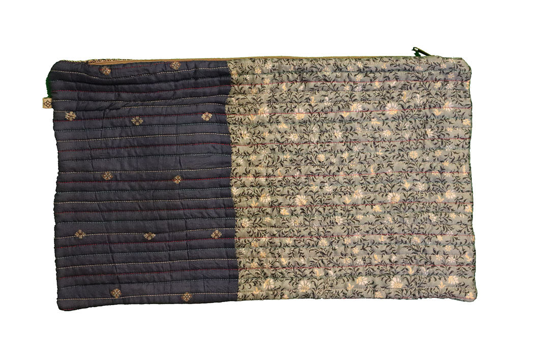 Quilted silke pude 30*50 cm