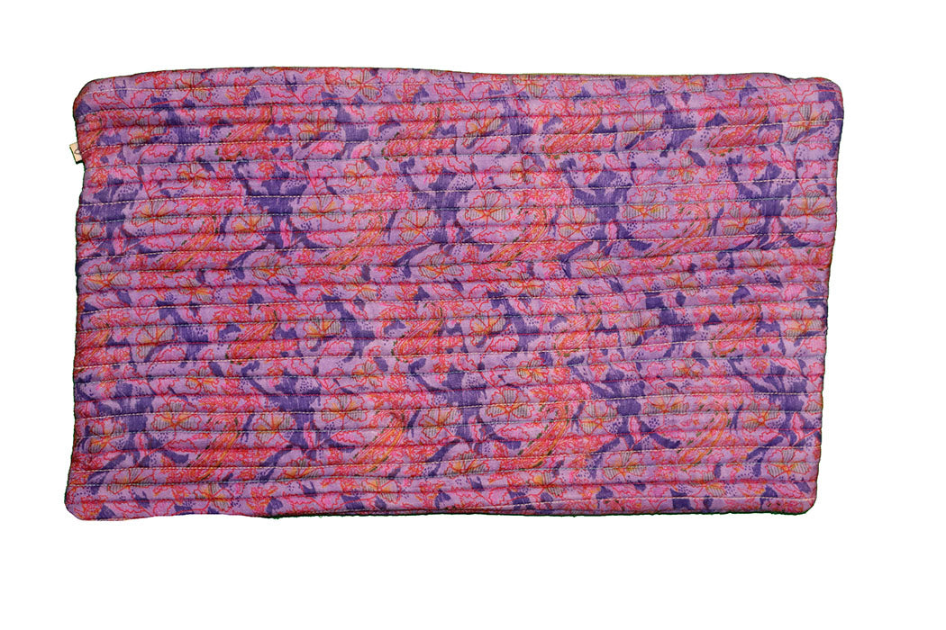 Quilted silke pude 30*50 cm