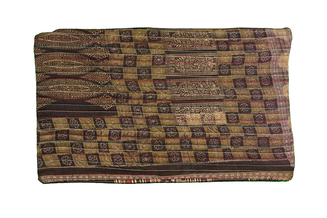 Quilted silke pude 30*50 cm