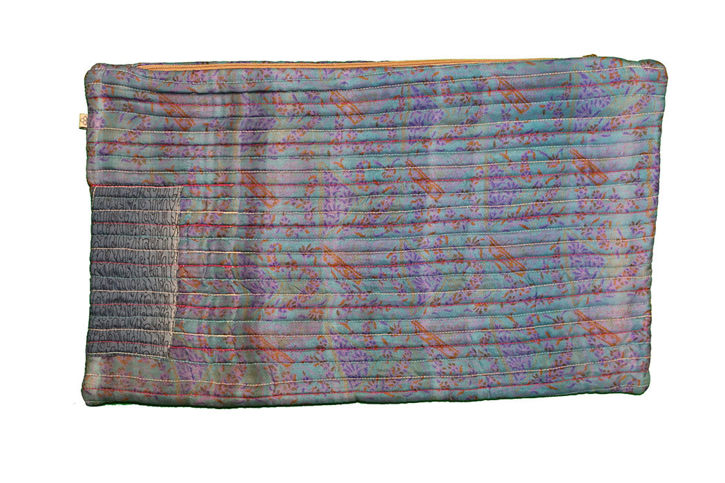 Quilted silke pude 30*50 cm