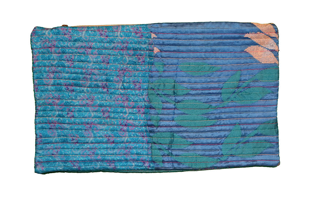 Quilted silke pude 30*50 cm