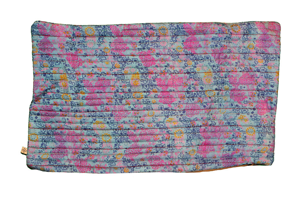Quilted silke pude 30*50 cm