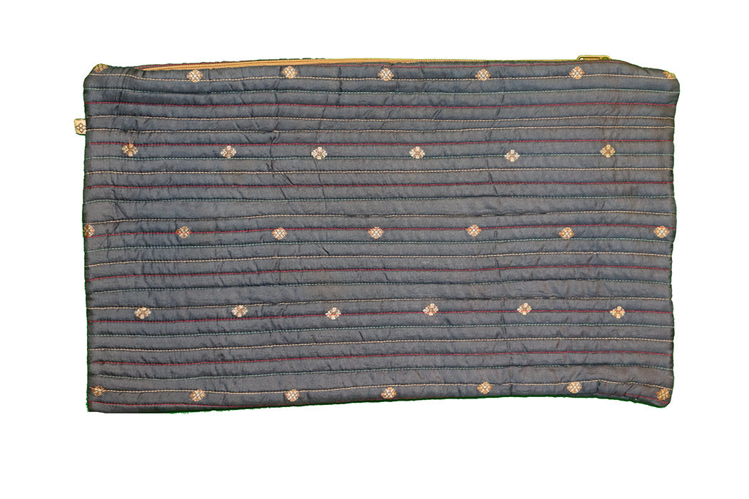 Quilted silke pude 30*50 cm