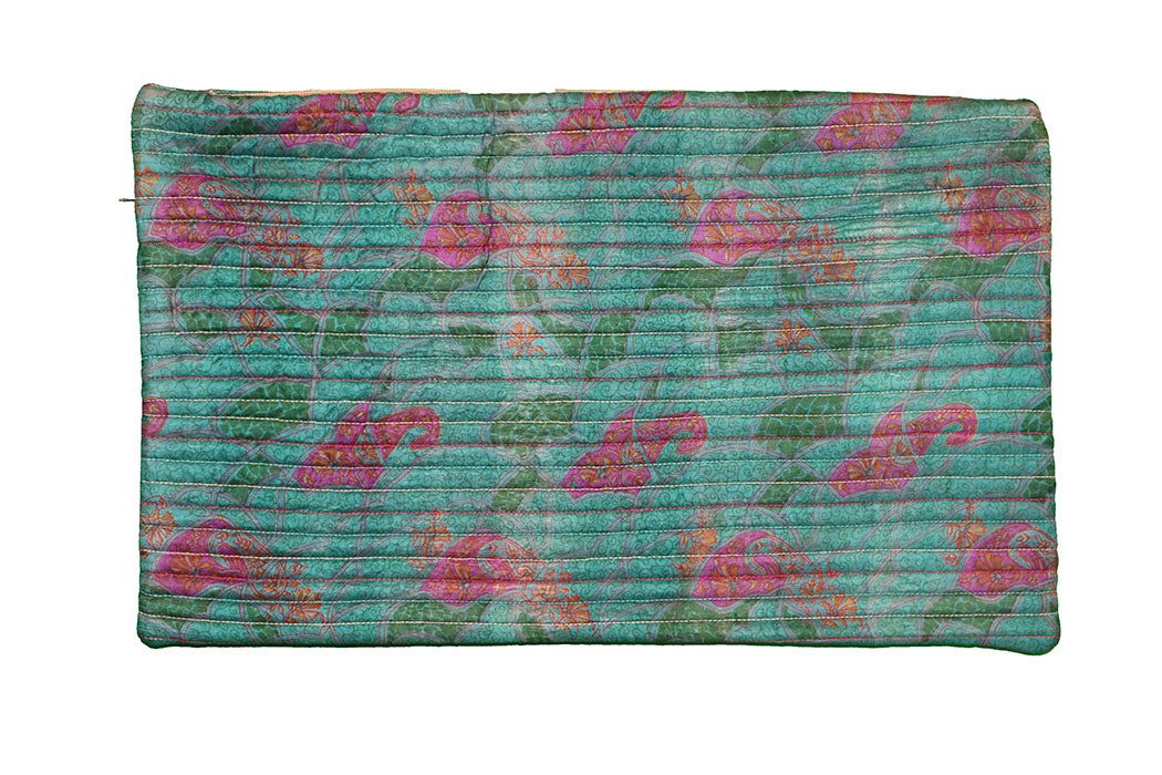 Quilted silke pude 30*50 cm