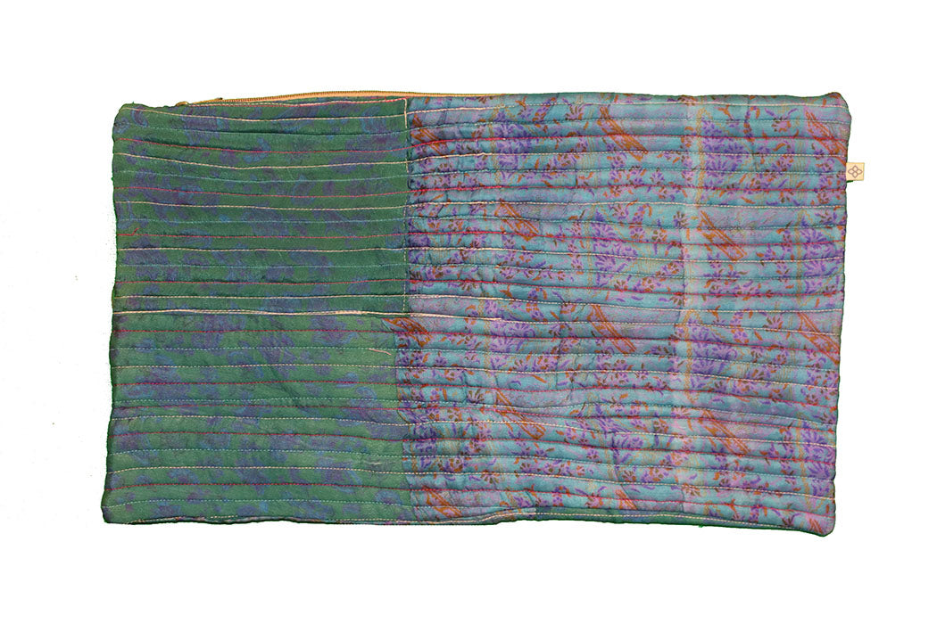 Quilted silke pude 30*50 cm