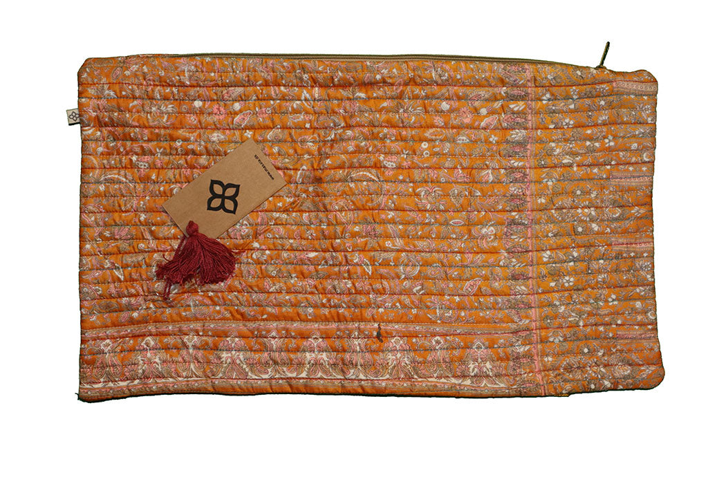 Quilted silke pude 30*50 cm