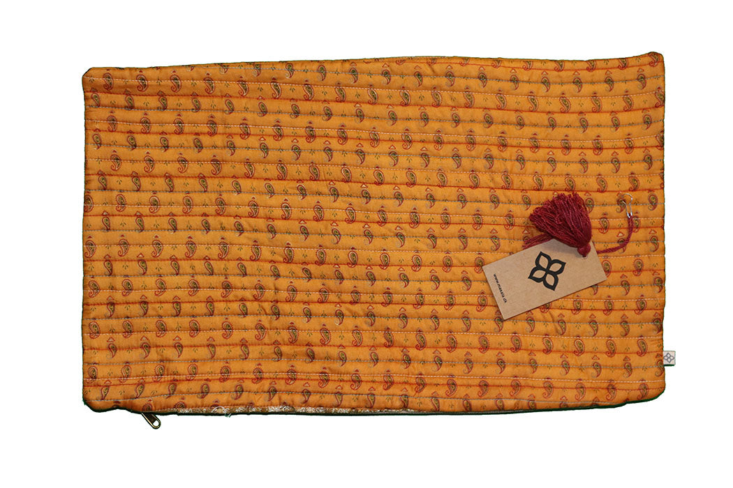 Quilted silke pude 30*50 cm