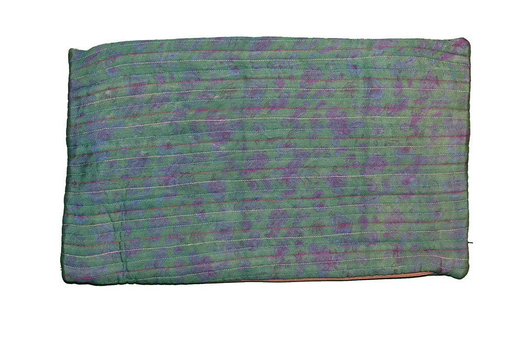 Quilted silke pude 30*50 cm