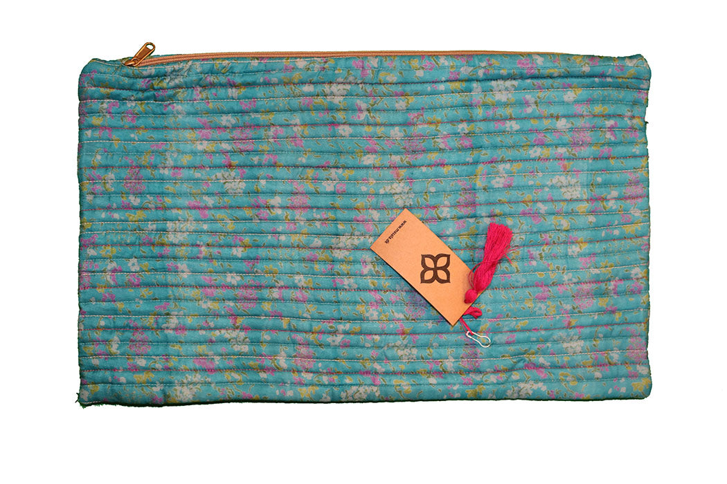 Quilted silke pude 30*50 cm