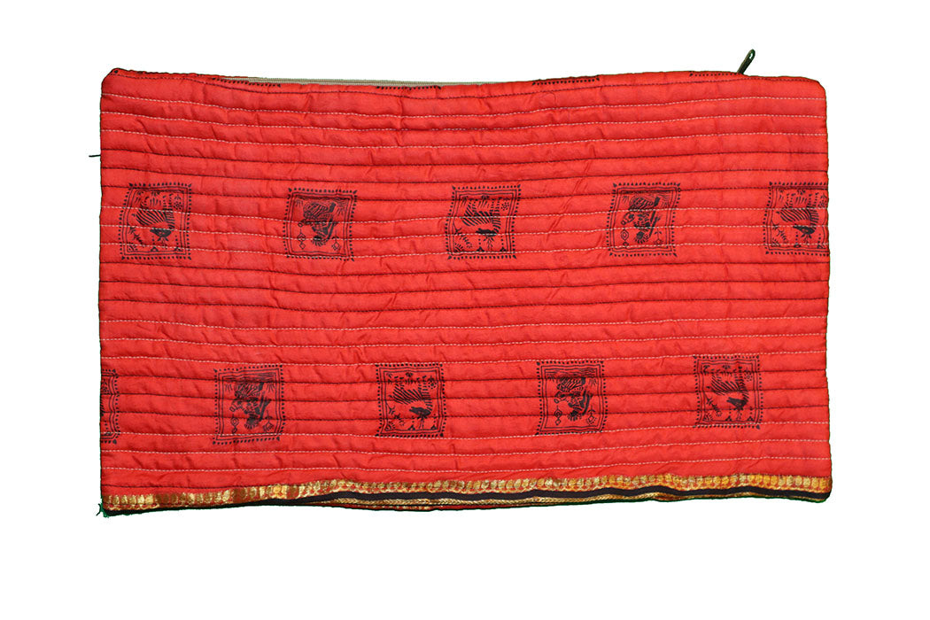Quilted silke pude 30*50 cm