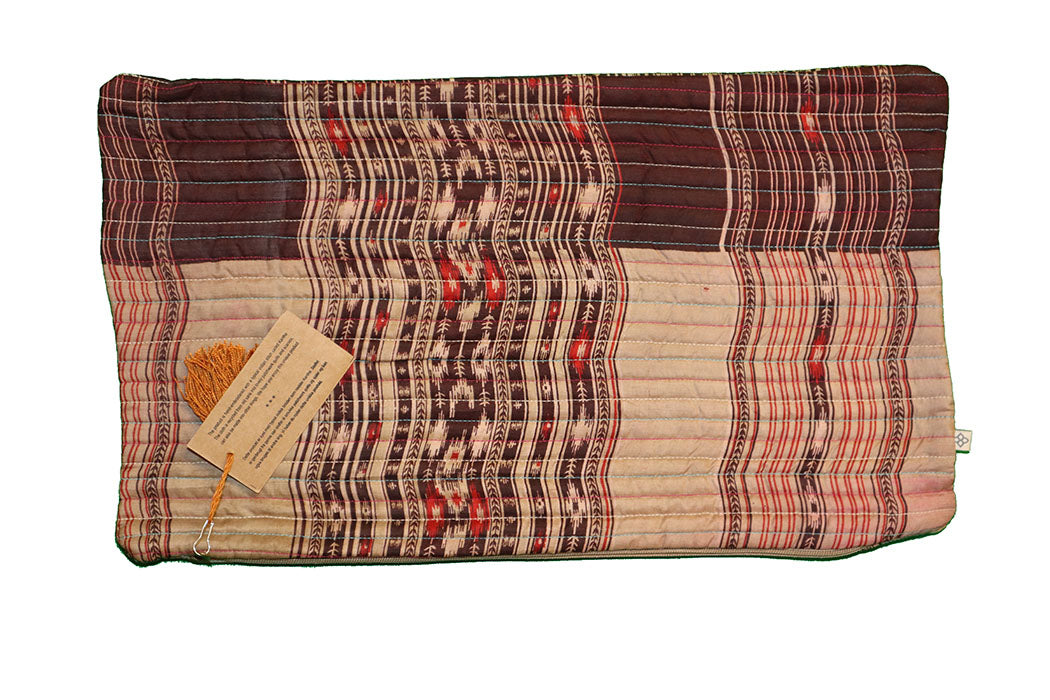Quilted silke pude 30*50 cm