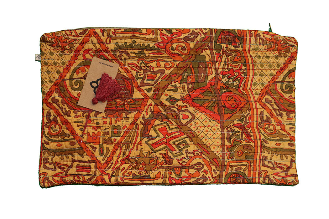 Quilted silke pude 30*50 cm