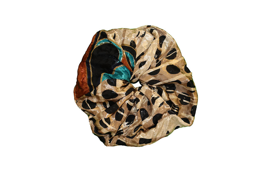 Sari silke scrunchie, one size